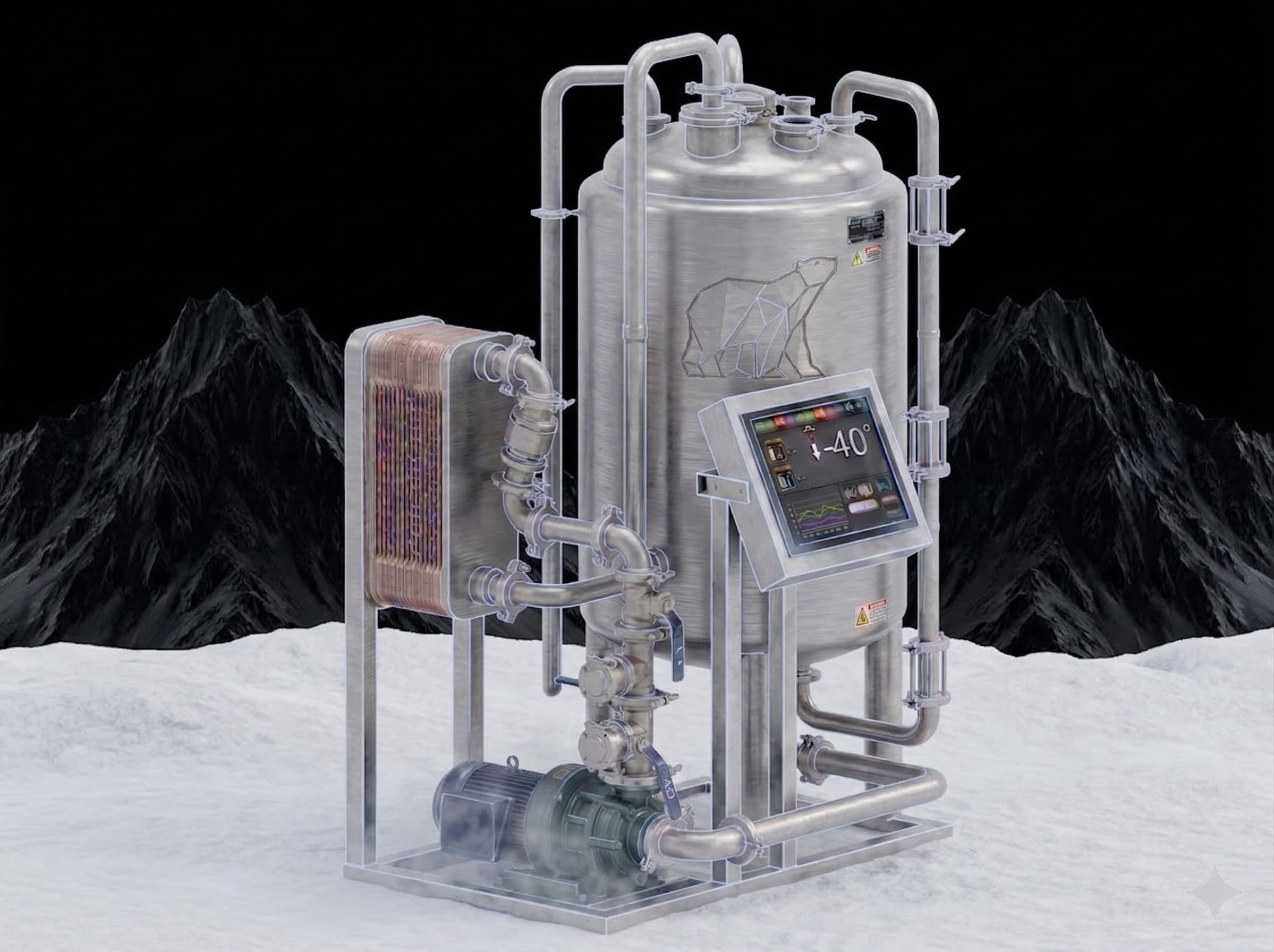 Perma Cool industrial extraction chiller system